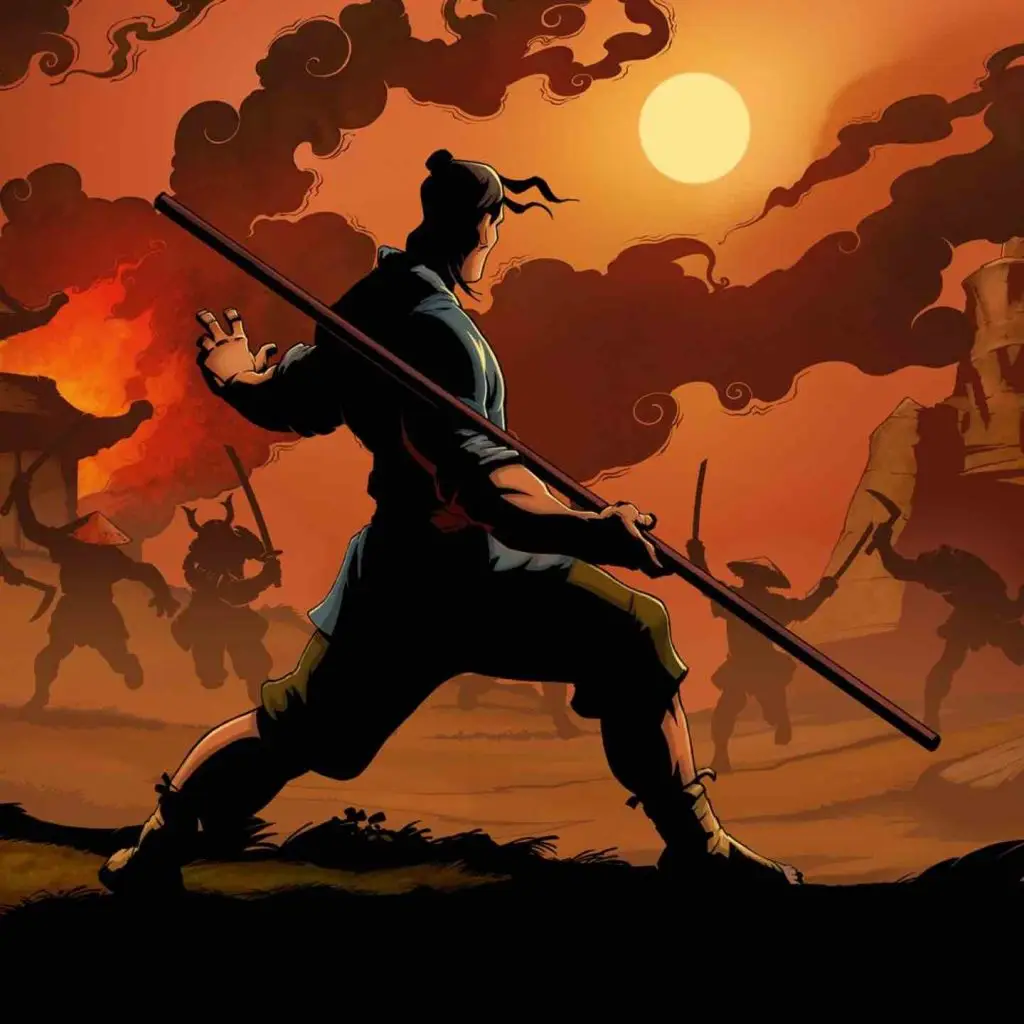 9 Monkeys of Shaolin — key art