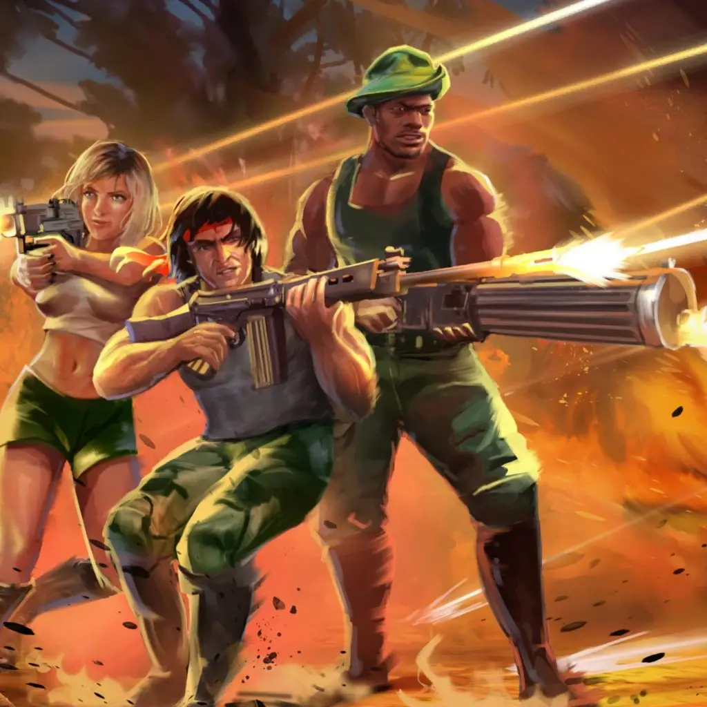 Machine Gun Fury — key art
