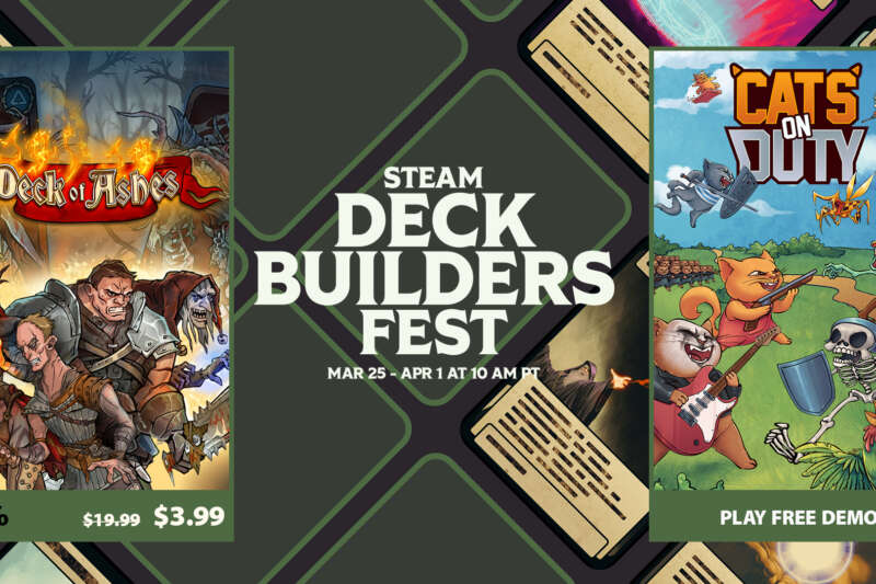 Deckbuilders Fest on Steam: Dive into Deck of Ashes and Cats on Duty!