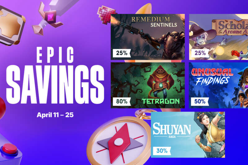 Our Games Featured in Epic Savings: April Edition Sale on Epic Games Store!