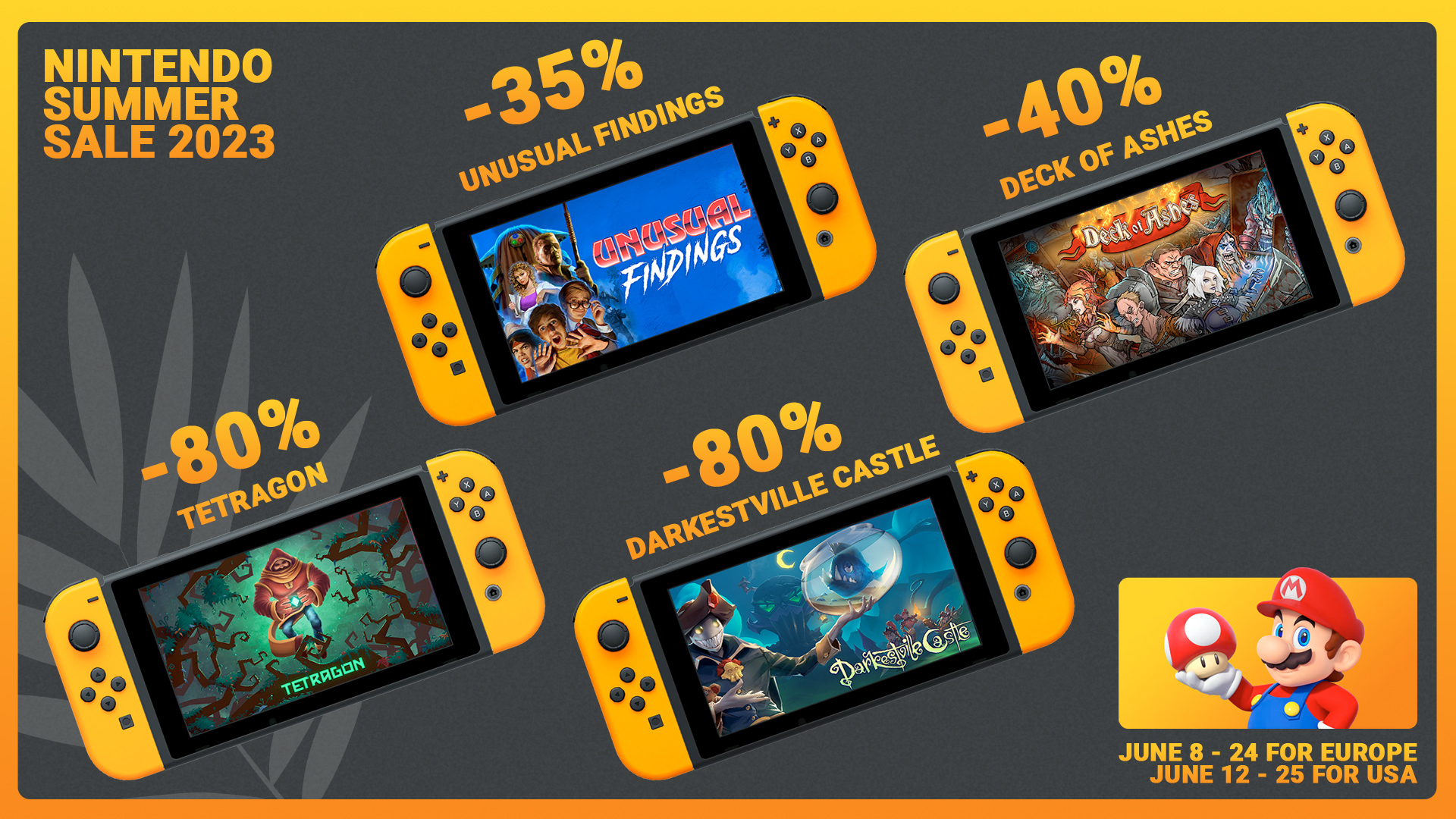 Summer game hot sale sale nintendo