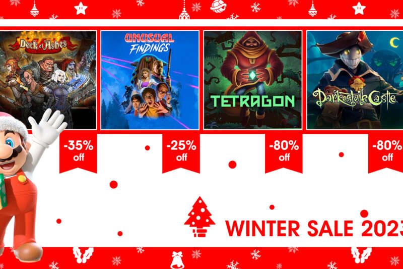 Winter Sale: Up to 80% off on our Nintendo Switch games in eShop!