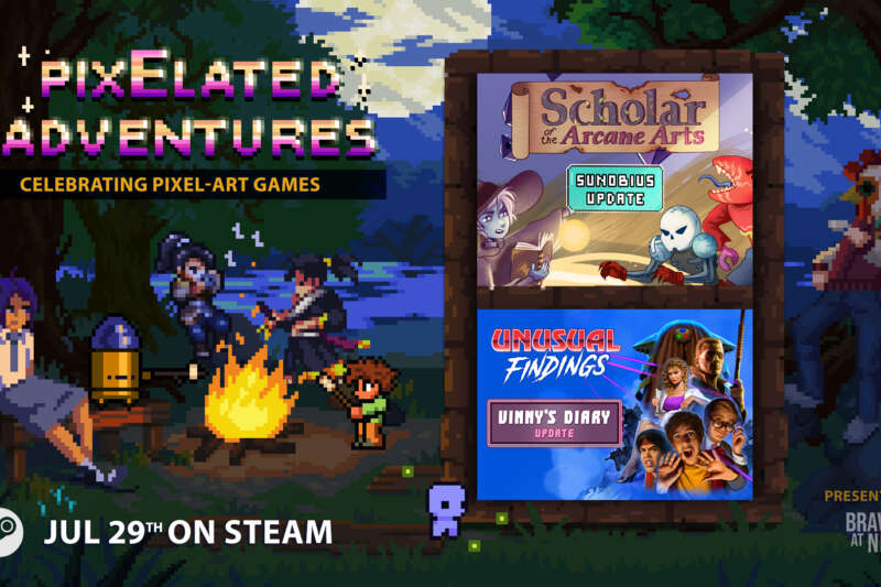 Scholar of the Arcane Arts and Unusual Findings at Pixelated Festival on Steam!