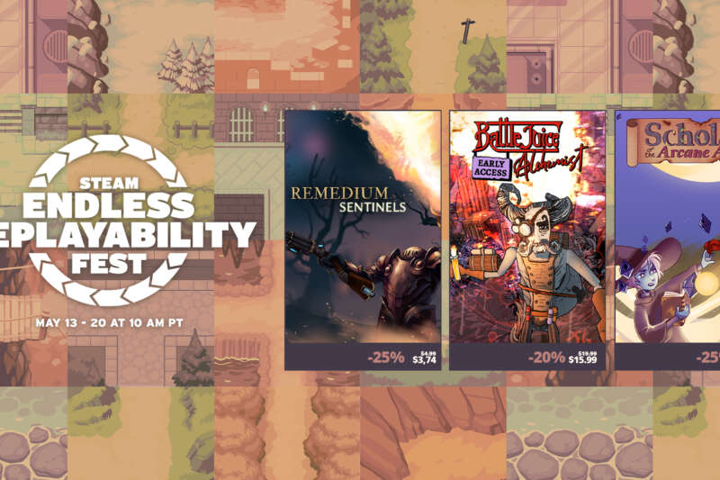 Our Games Featured in Steam Endless Replayability Fest with Discounts!